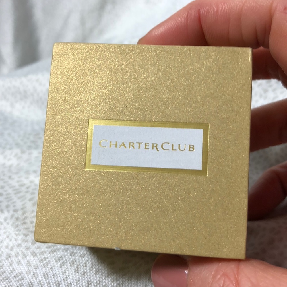 NWT Rose Gold CharterClub stone metal wrapped ring - Picture 5 of 8